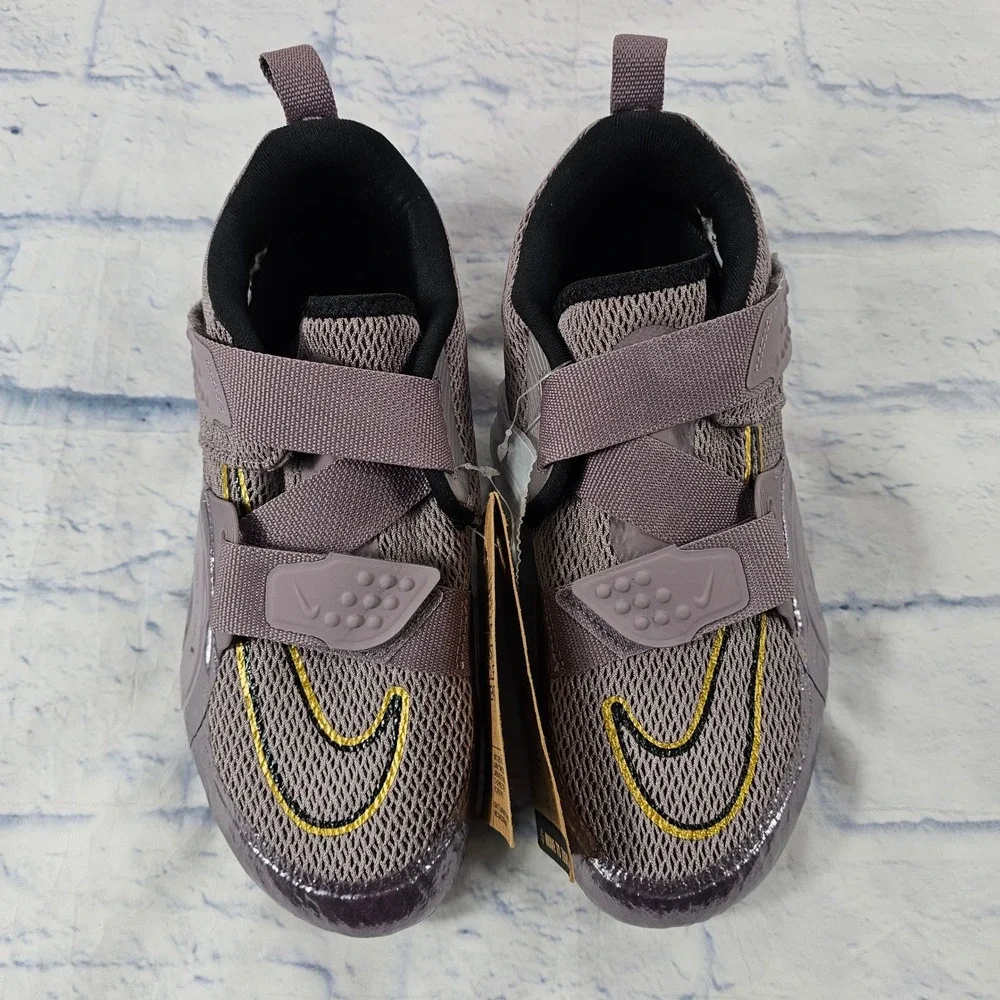 Nike SuperRep Cycle Shoes Women 7.5 Purple Metallic Indoor Cycling DQ4680-500